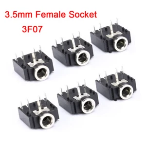 3.5mm Female Stereo Audio Socket Headphone Jack Connector 5 Pin PCB Mount 3F07 - Picture 1 of 6
