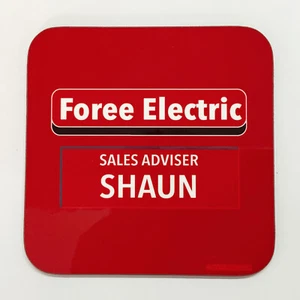 FOREE ELECTRIC - Shaun of the Dead - Coaster / Bar Mat - Sturdy, Gloss, Original - Picture 1 of 4