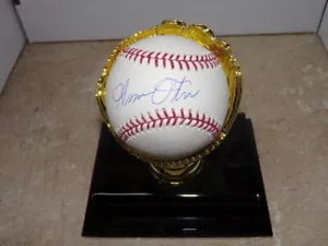 AMOS OTIS SIGNED OFFICAL MLB BASEBALL ROYALS 3X GOLD GLOVE - Picture 1 of 1