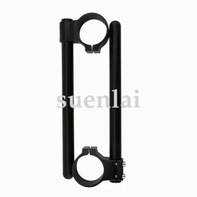 Manillar de clip negro 41 mm para motocicleta 7/8" para Kawasaki Ninja ZX10 1988-1990 Foto 1 de 4