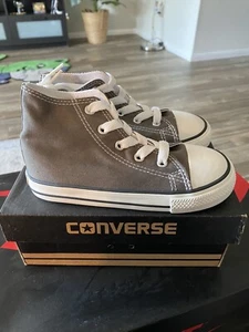 Infant size 9 - Converse High top Grey DEADSTOCK 🔥 - Picture 1 of 3