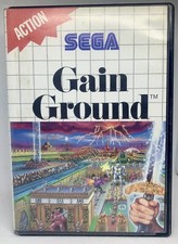 SEGA VINTAGE MASTER SYSTEM RARE 'GAIN GROUND' GAME CARTRIDGE & ORIGINAL CASE