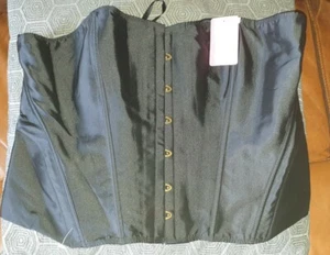 Naturally Close Corset 24 Black New with Tags REDUCED - Picture 1 of 5