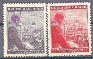 Germany Bohemia & Moravia  Mi # 126-127 MNH 1943 Hitler's 54th Birthday stamps** - Picture 1 of 1