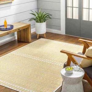 Area Rugs Antibes Global Saffron/Beige Area Rug - Picture 1 of 15