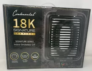 Parrilla interior sin humo Continental 18K Signature Series nueva en caja - Imagen 1 de 7