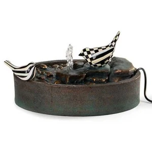 MacKENZIE CHILDS BIRD TRANQUILITY FOUNTAIN BNIB - Picture 1 of 2