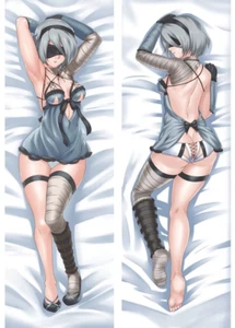 Nier Automata 2B Yorha Anime Hugging Body Pillow Cover Case Dakimakura 150X50Cm - Picture 1 of 1