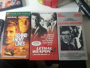 Lethal Weapon (VHS, 1998), lethal weapon 4 and behind enemy lines!! All sealed - Bild 1 von 4