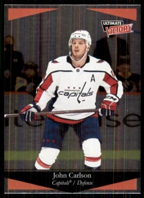 2020-21 Upper Deck ES Ultimate Victory #UV-13 John Carlson Capitals - Image 1 of 2