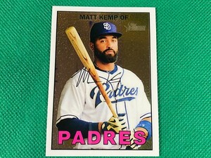 2016 Topps Heritage Chrome #THC449 Matt Kemp 253/999 San Diego Padres