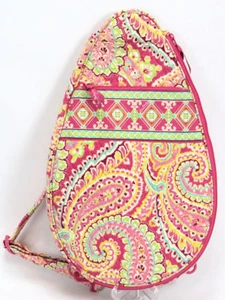 Vera Bradley Tennis Racket Ball Racquet Cover Capri Melon Adjustable Strap Retir - Picture 1 of 7