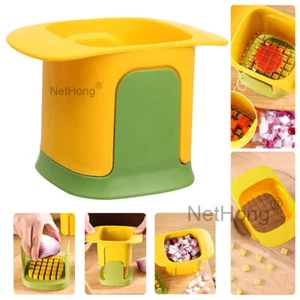 Potato Chopper Chipper Vegetable Cutter French Fries Maker Slicer Kitchen Tool~ - Picture 1 of 16