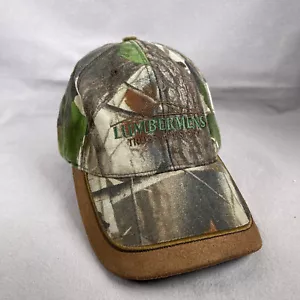 Realtree Camo Hat Mens One Size Green Strapback Cap Hunting Lumbermens Woodland - Picture 1 of 11