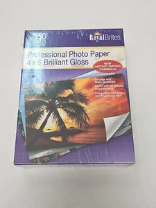 Papel fotográfico NewRoya Brites Profess 4 x 6 brillo brillante inyección de tinta aproximadamente 350 hojas - Imagen 1 de 3