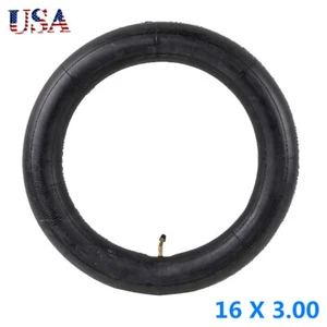 Heavy duty 16 X 3.00 16*3.0 E-Bike Electric Scooter Inner Tube Bent Valves Stem - Picture 1 of 5