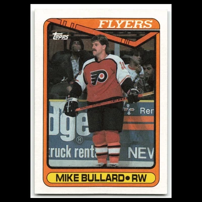 Mike Bullard #274 1990 Topps Philadelphia Flyers Hockey Card NHL NM - Image 1 of 3