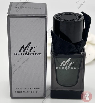 Mr.BURBERRY 男士淡香精 0.16 盎司/5 毫升旅行迷你尺寸 — 第 1/3 张图片