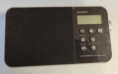 Sony ICF-M780SL tragbares digitales Uhrenradio (4 Band, batteriebetrieben) - Bild 1 von 3