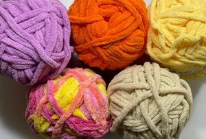 Job lot knitting yarn Wool 5x 100 grams MARRINER Get Cosy Baby Chenille KL1257 - Picture 1 of 6