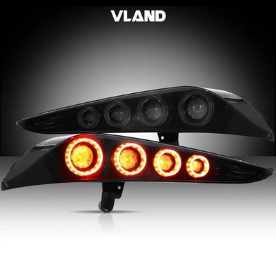 Luces traseras LED ahumadas VLAND para Toyota GR Supra A90/A91 2020-2024 con animación Foto 1 de 4