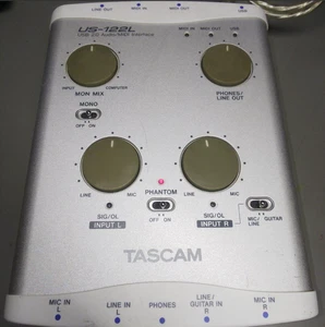 TASCAM US-122L USB2.0 Audio / MIDI Interface TEAC 2IN/2OUT 24bit/96kHz - Picture 1 of 7