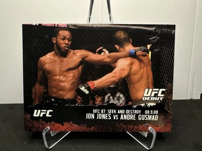 2009 Topps UFC #101 Jon Jones RC vs. Andre Gusmao Rookie (17) - Image 1 of 2