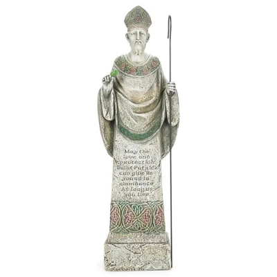 by Roman, 26.5" H St. Patrick Garde Statue, Patron Saint, Outdoor Décor - Image 1 of 4