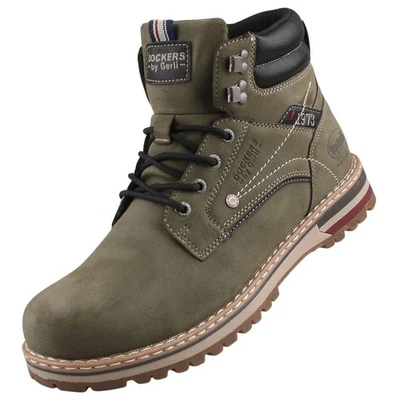 Dockers by Gerli Herren Stiefel Wanderstiefel Grün 57NY001-620840  - Bild 1 von 4