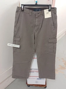 ABERCROMBIE & FITCH BAGGY CARGOHOSE DUNKELGRAU HERREN GRÖSSE 32 X 30 - Bild 1 von 9