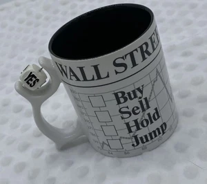 Tazza Dept 56 "Spinners" Wall Street Decision Making Acquista Vendi Commercio SI/NO/? - Foto 1 di 4