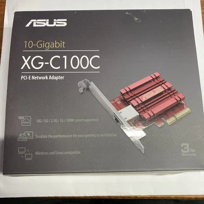 ASUS XG-C100C – 10GBase-T PCIe Netzwerkkarte – RJ45 – 1/2,5/5/10 Gbit/s - Bild 1 von 2