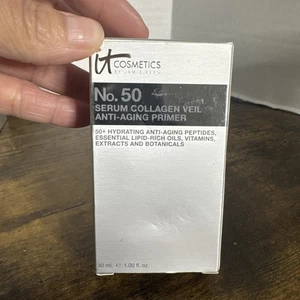 It Cosmetics No. 50 Suero Antienvejecimiento Colágeno Velo Primer 1oz TAMAÑO COMPLETO NUEVO - Imagen 1 de 6