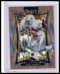 2024 Panini Select #54 Earl Campbell Copper Prizm Shock - Bild 1 von 2