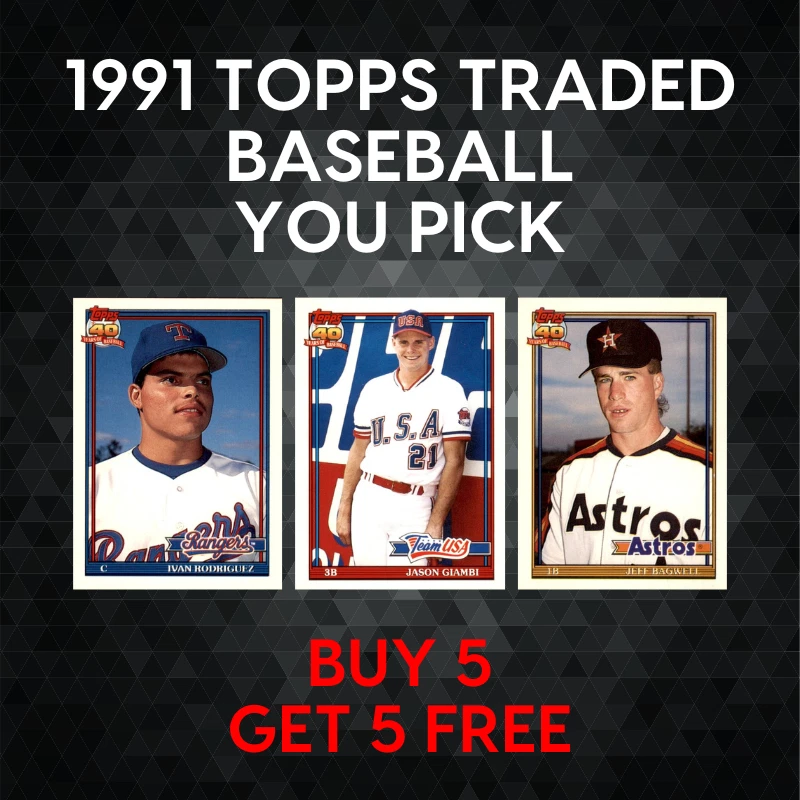 1991 Topps Traded Baseball #1-132 - YOU PICK - Complete Your Set - Image 1 of 1