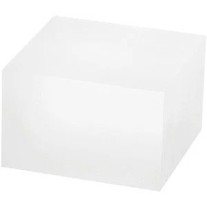 Plymor Frosted Acrylic Square Display Block, 2" H x 3" W x 3" D - Picture 1 of 1