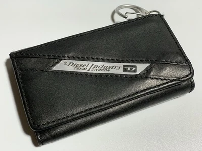 DIESEL (Diesel Style Lab) / 6 Rings Key Case / X00445 / Black Leather / Logo - Image 1 of 4