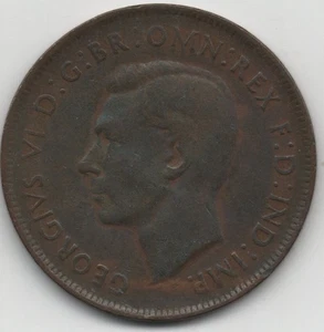 AUSTRALIA # 2-1065 # 1 PENNY # 1941 # - Picture 1 of 2