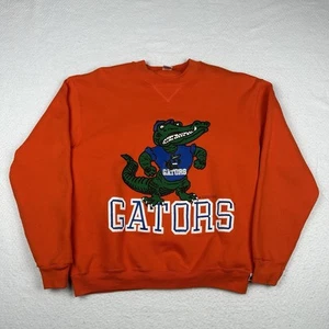 Vintage Russel Florida Gators Sweatshirt Made In USA Double Sided Adult Large - Picture 1 of 19
