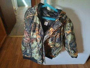 burly camo Youth Medium Winter Jacket - Picture 1 of 8