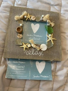 Küstenmotivrahmen aus der Sandra Magsamen Kollektion für Sylvestri 3”x3”* - Bild 1 von 10
