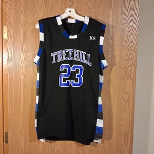 Nathan Scott #23 One Tree Hill Ravens Sewn Basketball Jersey Adult Large EUC - Picture 1 of 4