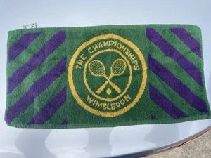Vintage Wimbledon The Championships 18” x 8” Tennis Logo Towel by Arquinho. - Picture 1 of 4