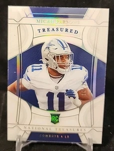 2021 National Treasures Micah Parsons Silver Holo #/25 RC Dallas Cowboys 💥💥 - Bild 1 von 2