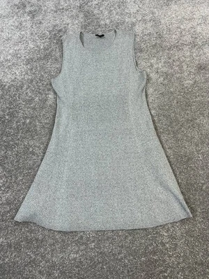 Vestido Theory para mujer grande gris ceñido al cuerpo tejido  Foto 1 de 4