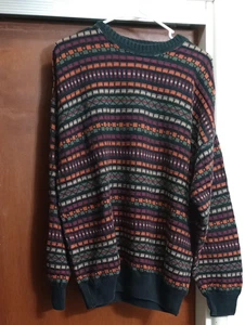 LOBO BY PENDLETON MEN'S SWEATER MULTYI COLOR LARGE COTTON USA - Picture 1 of 4