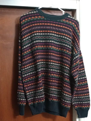 LOBO BY PENDLETON MEN'S SWEATER MULTYI COLOR LARGE COTTON USA - Image 1 of 4