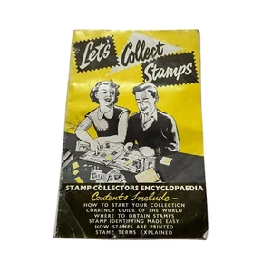 Folleto de estampillas vintage años 50 - Imagen 1 de 5