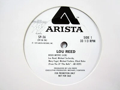 LOU REED Disco Mystic 12" PROMO 1979 Near-MINT vinyl  Dv 33 - Image 1 of 3
