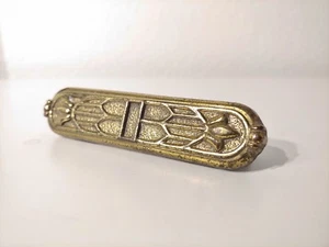 Very Rare! Vintage 4" Art Deco Keeler Brass Co Dresser Drawer Pulls Handles KBC - Picture 1 of 2